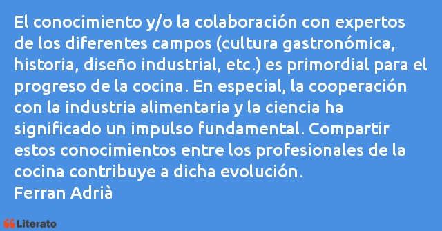 Frases de Ferran Adrià