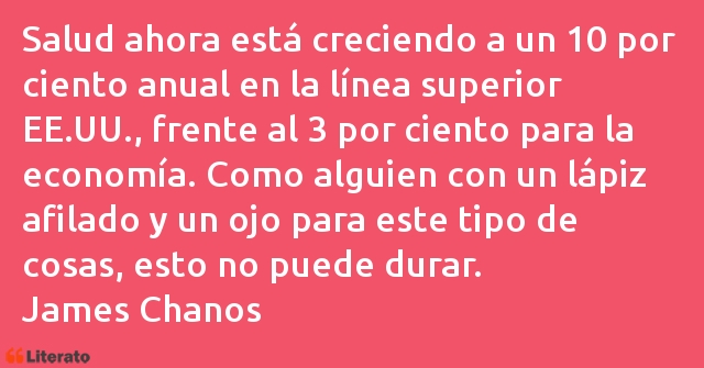 Frases de James Chanos