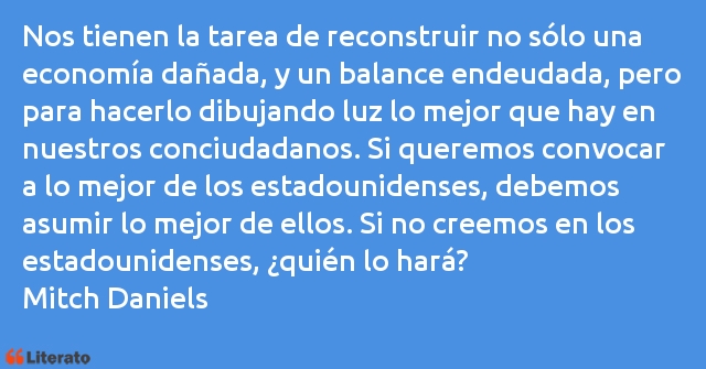 Frases de Mitch Daniels