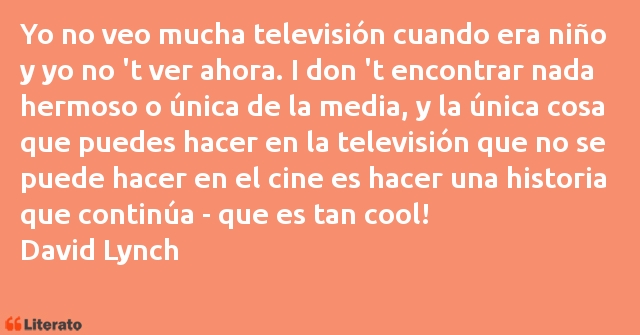 Frases de David Lynch