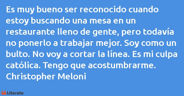 Frases de Christopher Meloni