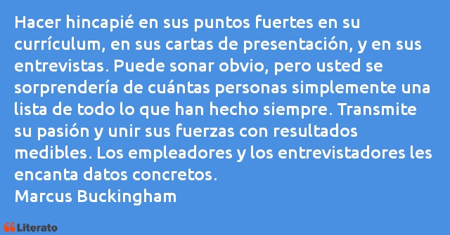 Frases de Marcus Buckingham