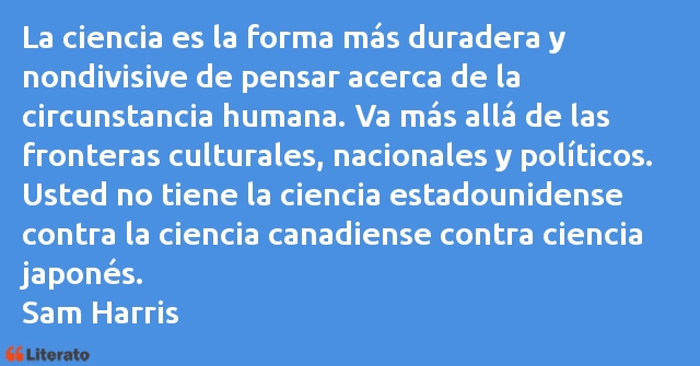 Frases de Sam Harris