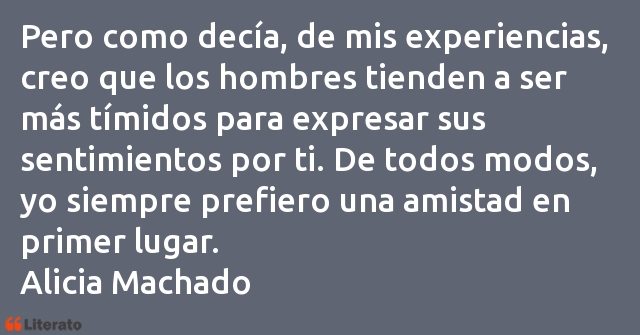 Frases de Alicia Machado