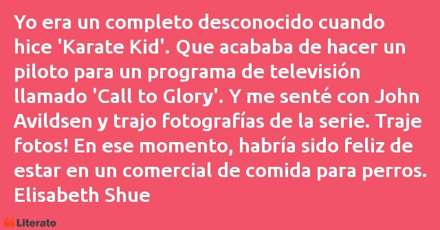 Frases de Elisabeth Shue