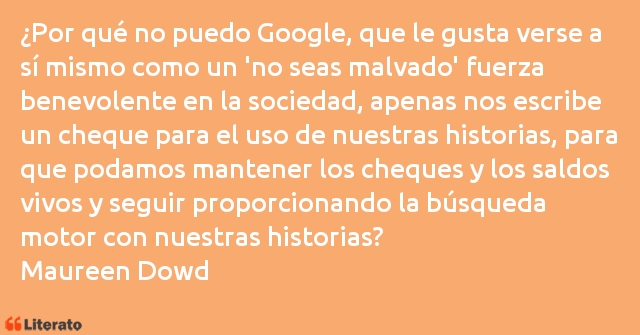 Frases de Maureen Dowd