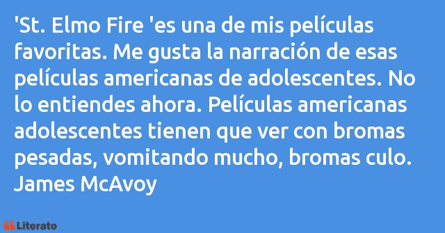 Frases de James McAvoy