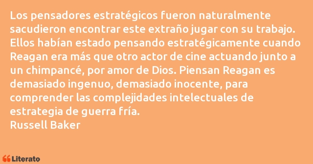 Frases de Russell Baker