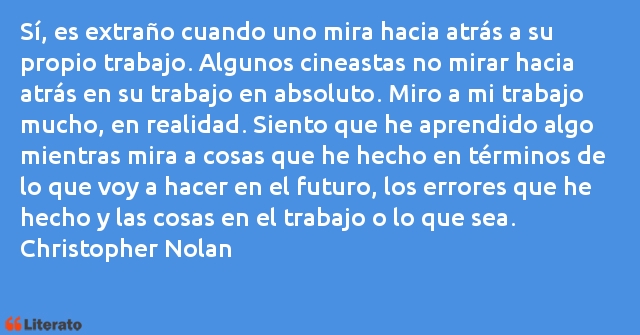 Frases de Christopher Nolan