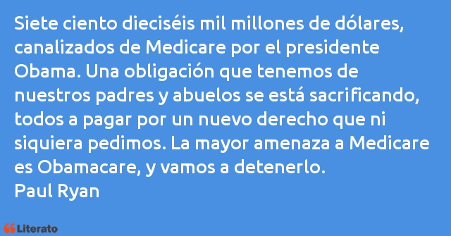 Frases de Paul Ryan