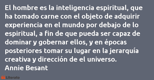 Frases de Annie Besant