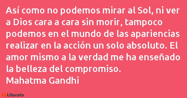 Frases de Mahatma Gandhi