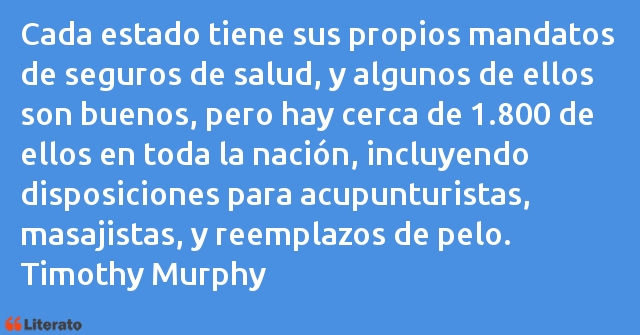 Frases de Timothy Murphy