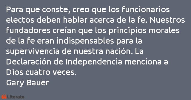 Frases de Gary Bauer