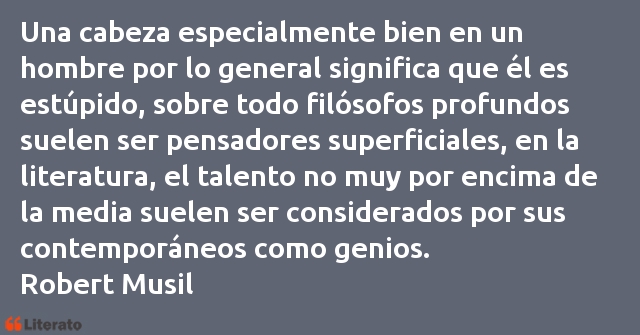 Frases de Robert Musil