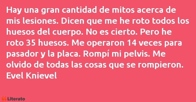 Frases de Evel Knievel