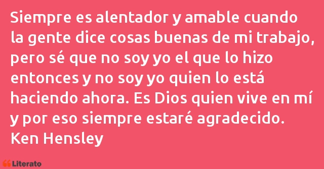 Frases de Ken Hensley