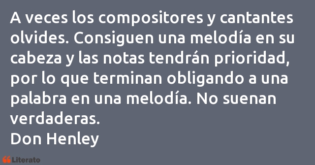 Frases de Don Henley