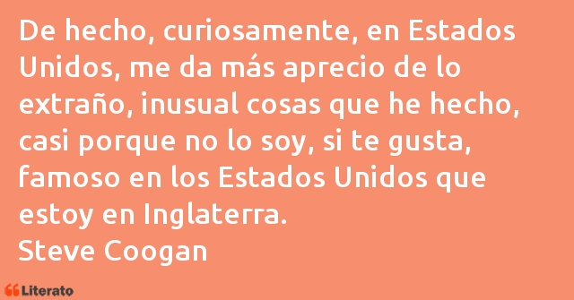 Frases de Steve Coogan