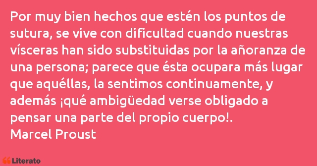 Frases de Marcel Proust