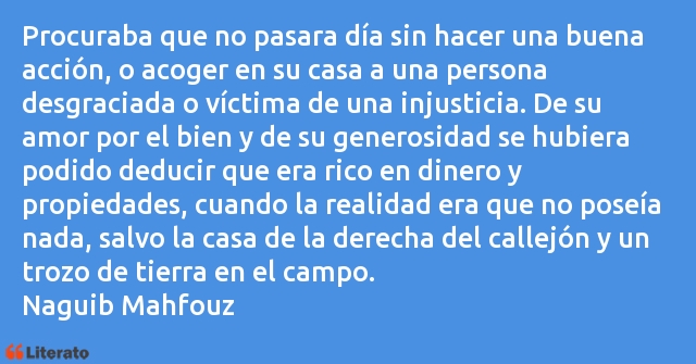 Frases de Naguib Mahfouz