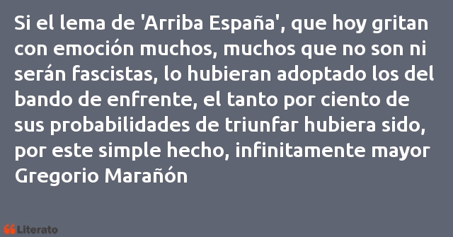 Frases de Gregorio Marañón