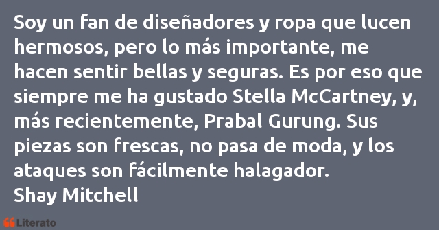 Frases de Shay Mitchell