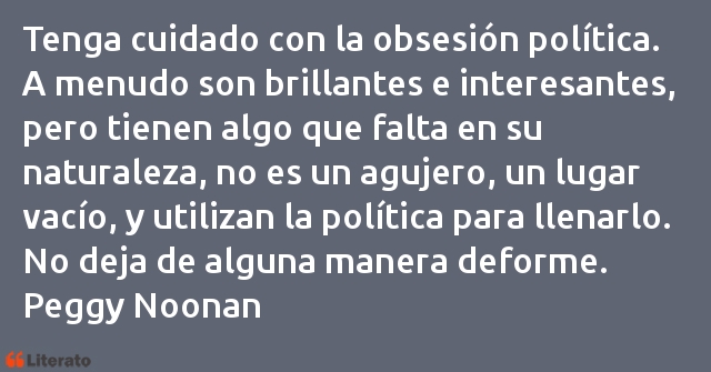 Frases de Peggy Noonan