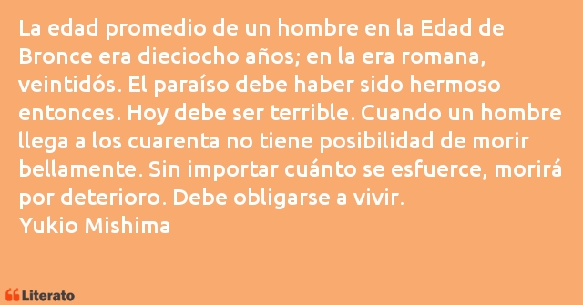 Frases de Yukio Mishima