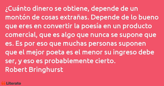 Frases de Robert Bringhurst