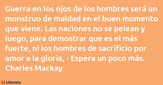 Frases de Charles Mackay