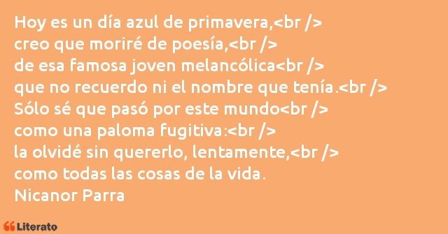 Frases de Nicanor Parra