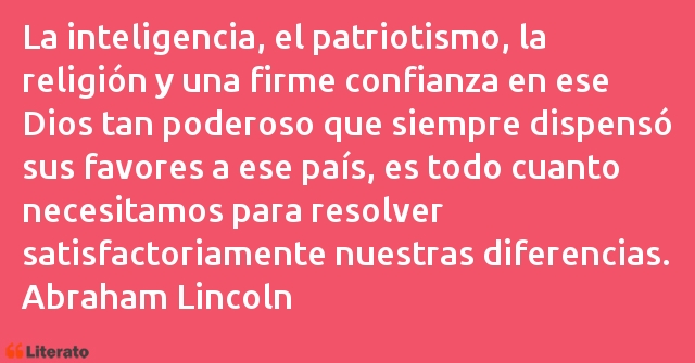 Frases de Abraham Lincoln