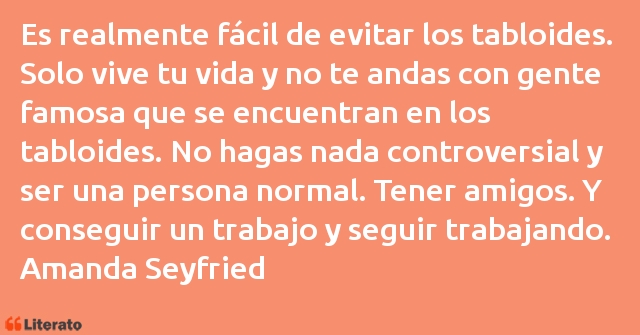 Frases de Amanda Seyfried