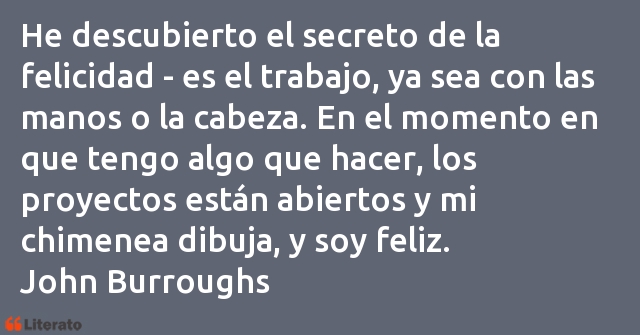 Frases de John Burroughs