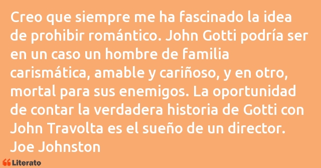 Frases de Joe Johnston