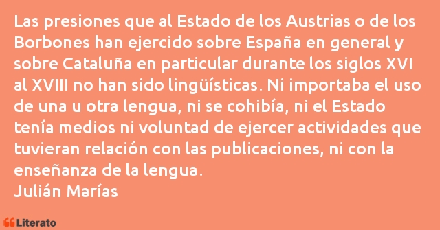 Frases de Julián Marías