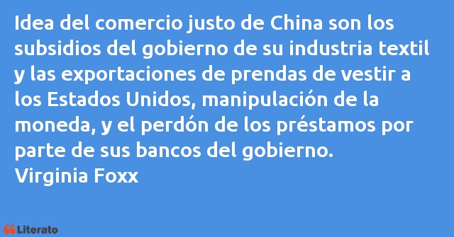 Frases de Virginia Foxx