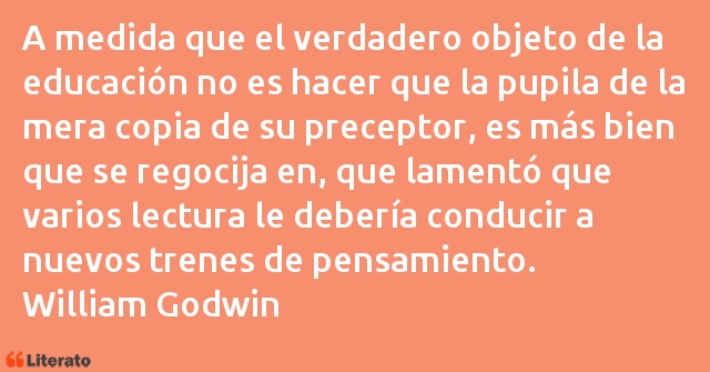 Frases de William Godwin