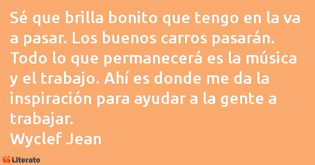 Frases de Wyclef Jean