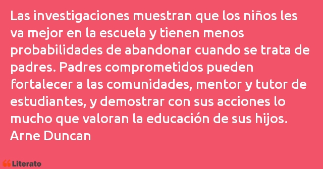 Frases de Arne Duncan