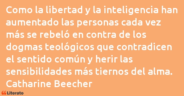 Frases de Catharine Beecher