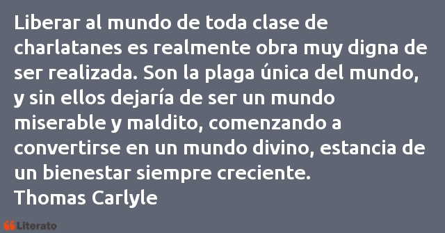 Frases de Thomas Carlyle