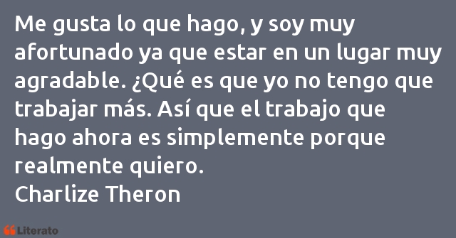 Frases de Charlize Theron