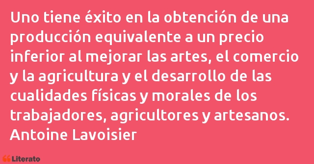 Frases de Antoine Lavoisier