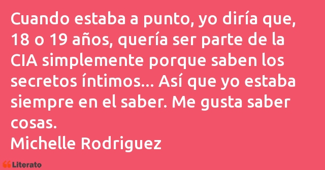 Frases de Michelle Rodriguez