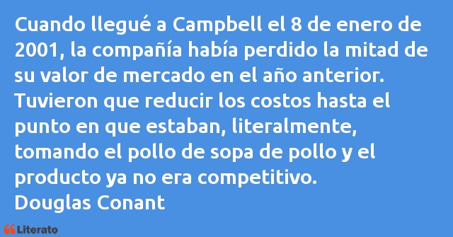 Frases de Douglas Conant