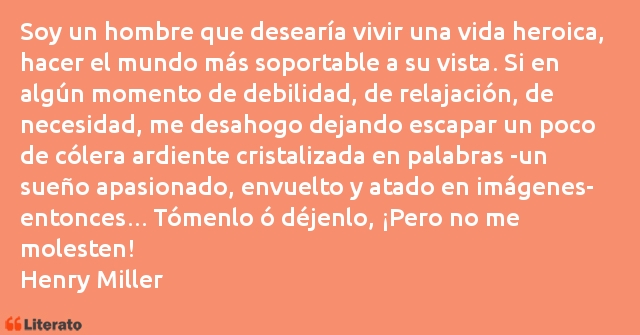 Frases de Henry Miller