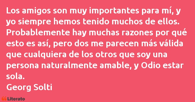 Frases de Georg Solti