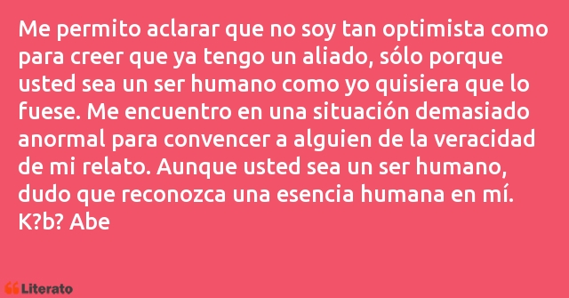 Frases de Kobo Abe